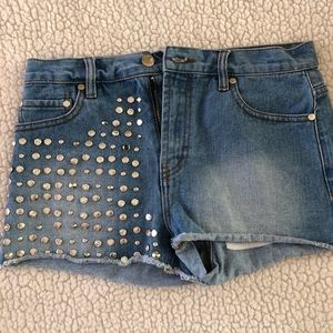 Studded Forever 21 shorts